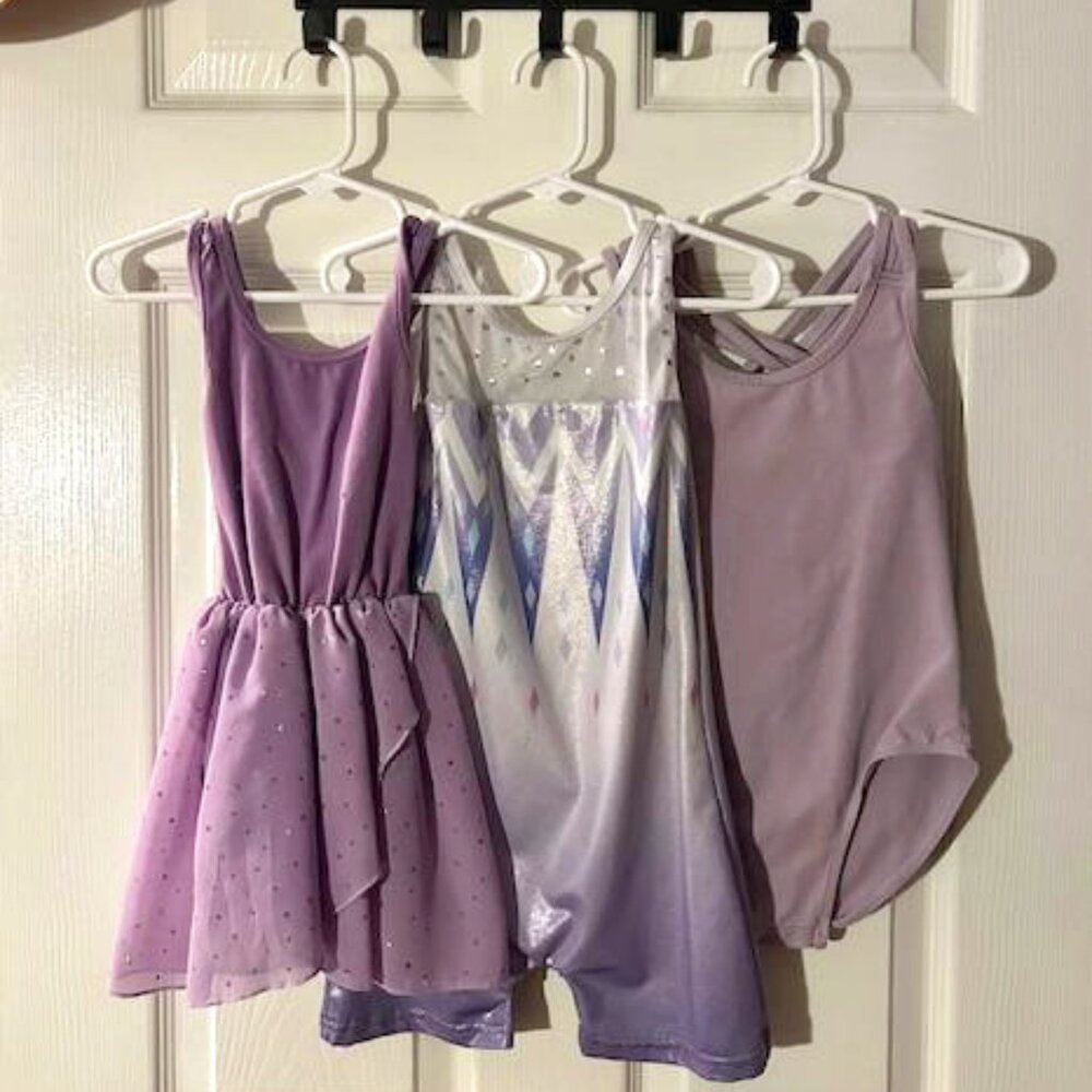 Set of 3 Girls Leotards Size 6